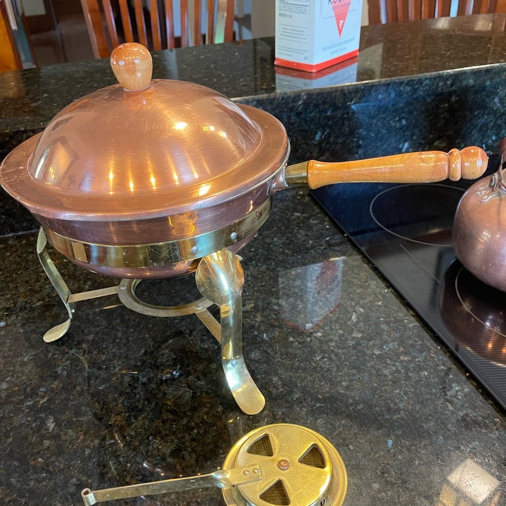 Copper chafing dish
